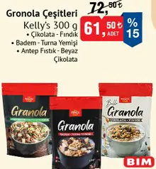 KELLY'S GRANOLA ÇEŞİTLERİ 300 G KELLY'S GRANOLA ÇEŞİTLERİ 300 G